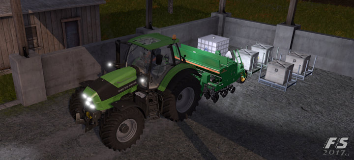 traktor, secí stroj a doplňování osiva